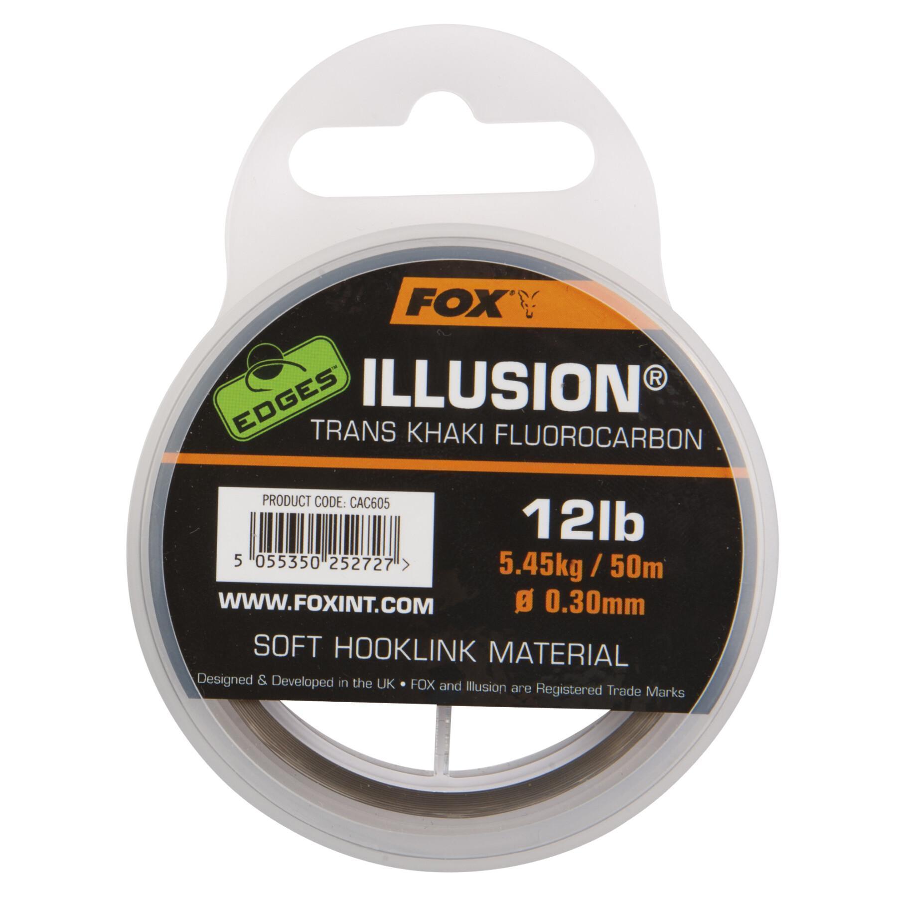 Weiche Illusion Fluorkohlenstoffdraht Fox 12lb/0.30mm Edges