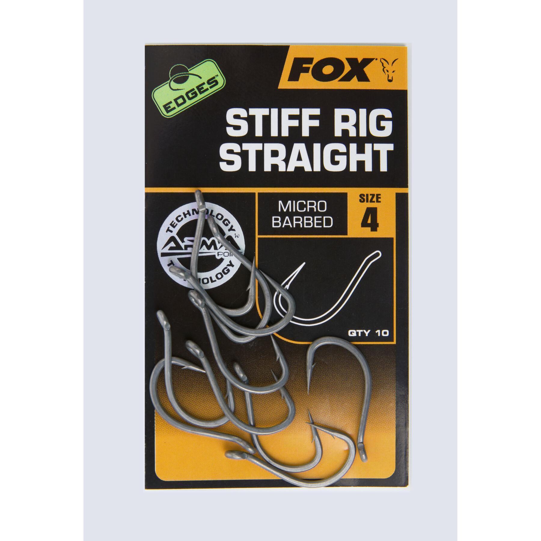 Haken Fox Stiff Rig Straight Edges taille 4