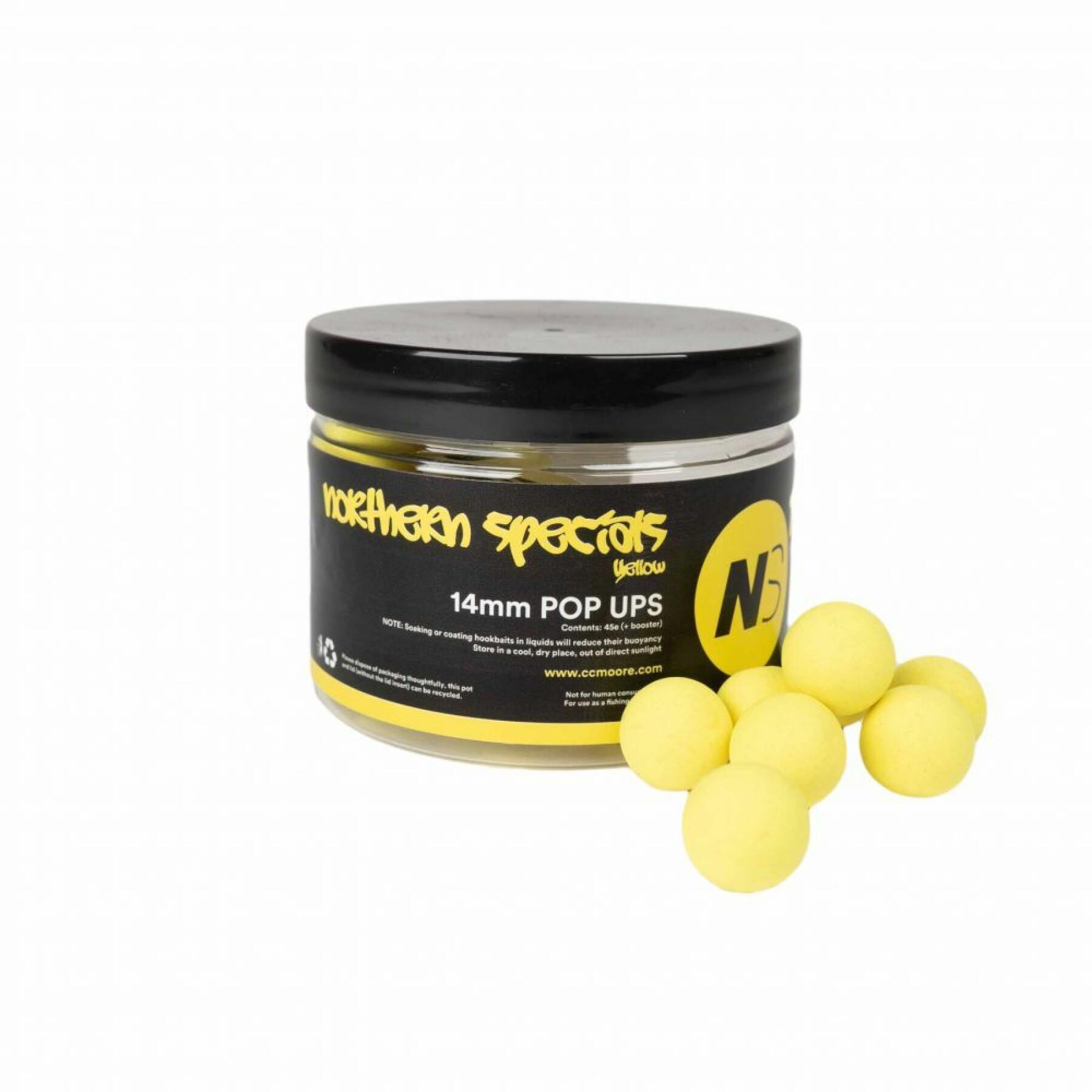 Schwimmende Boilies CCMoore NS1 Pop Ups Yellow