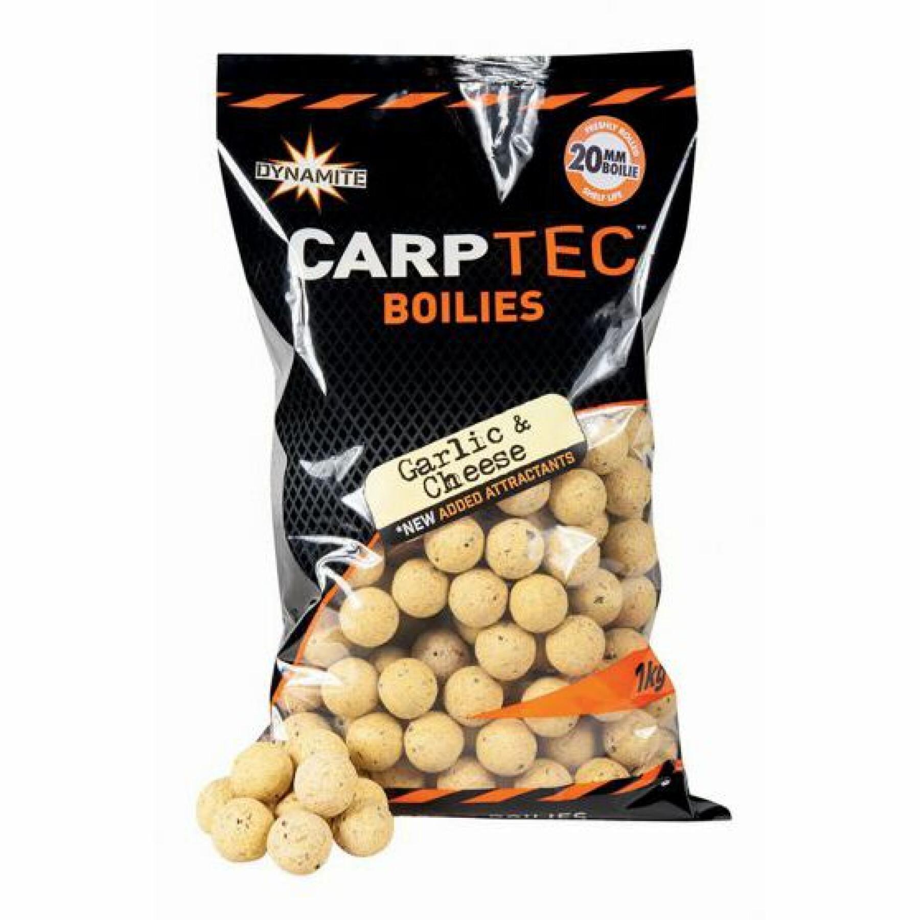 Dichte Boilies Dynamite Baits carp-tec Garlic / Cheese 1 kg