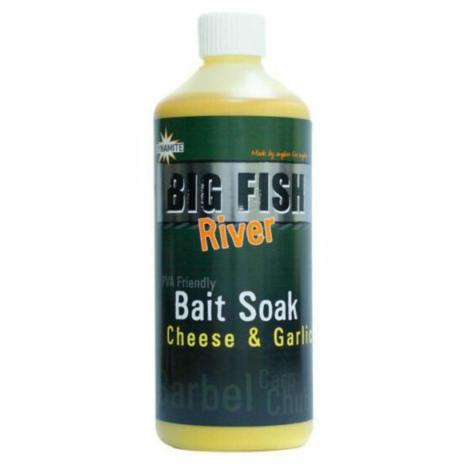 Flüssigkeit Dynamite Baits big fish river Cheese / Garlic 500 ml