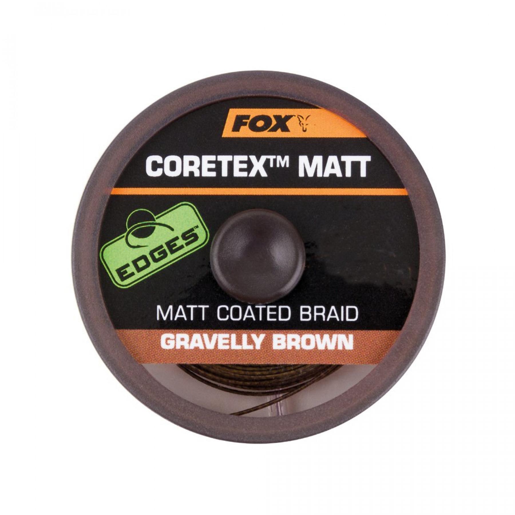 Drahtgeflecht Fox Matt Gravelly Brown 25lb – 20m Edges