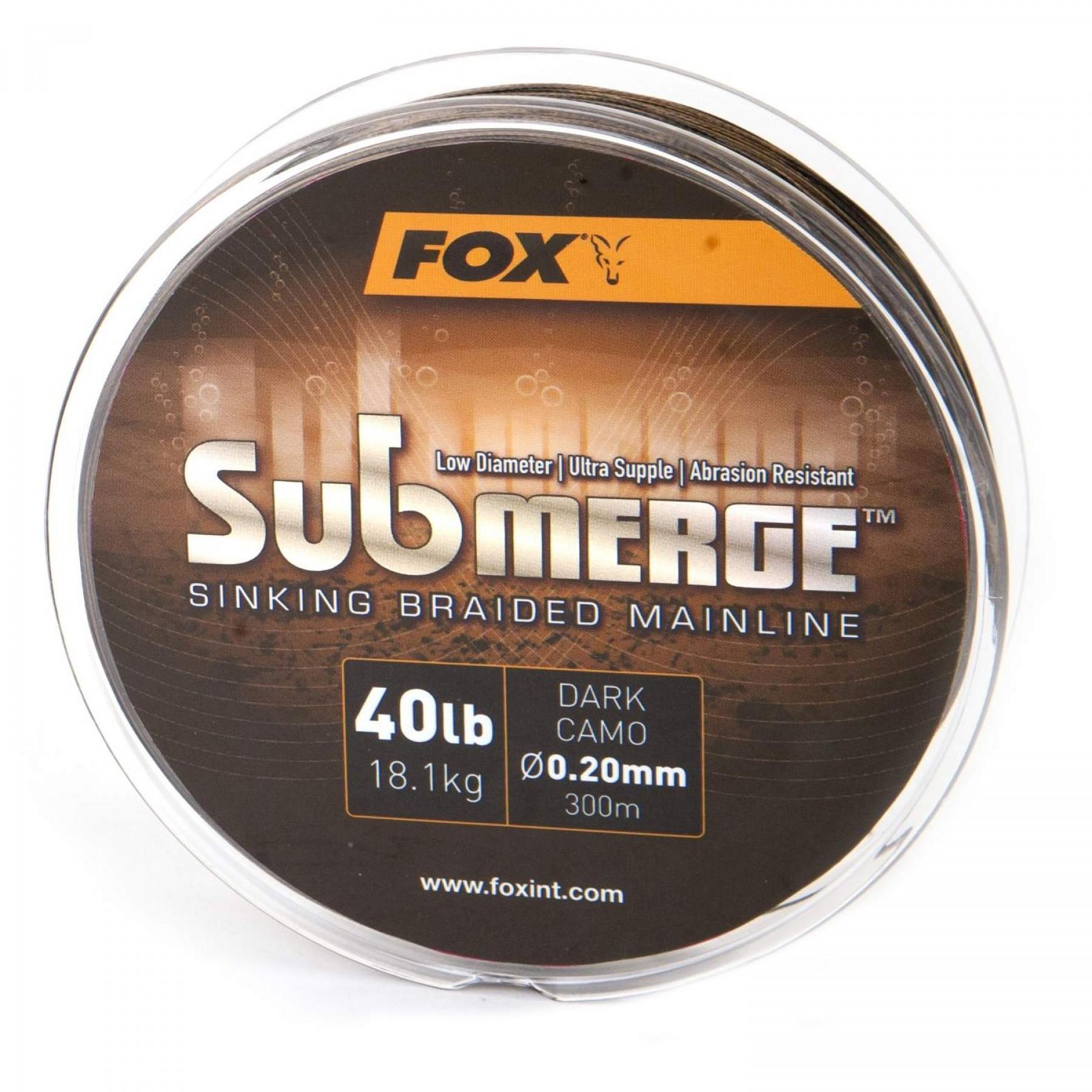 Drahtgeflecht Fox Submerge Dark Camo 25lb/0.16mm 600m