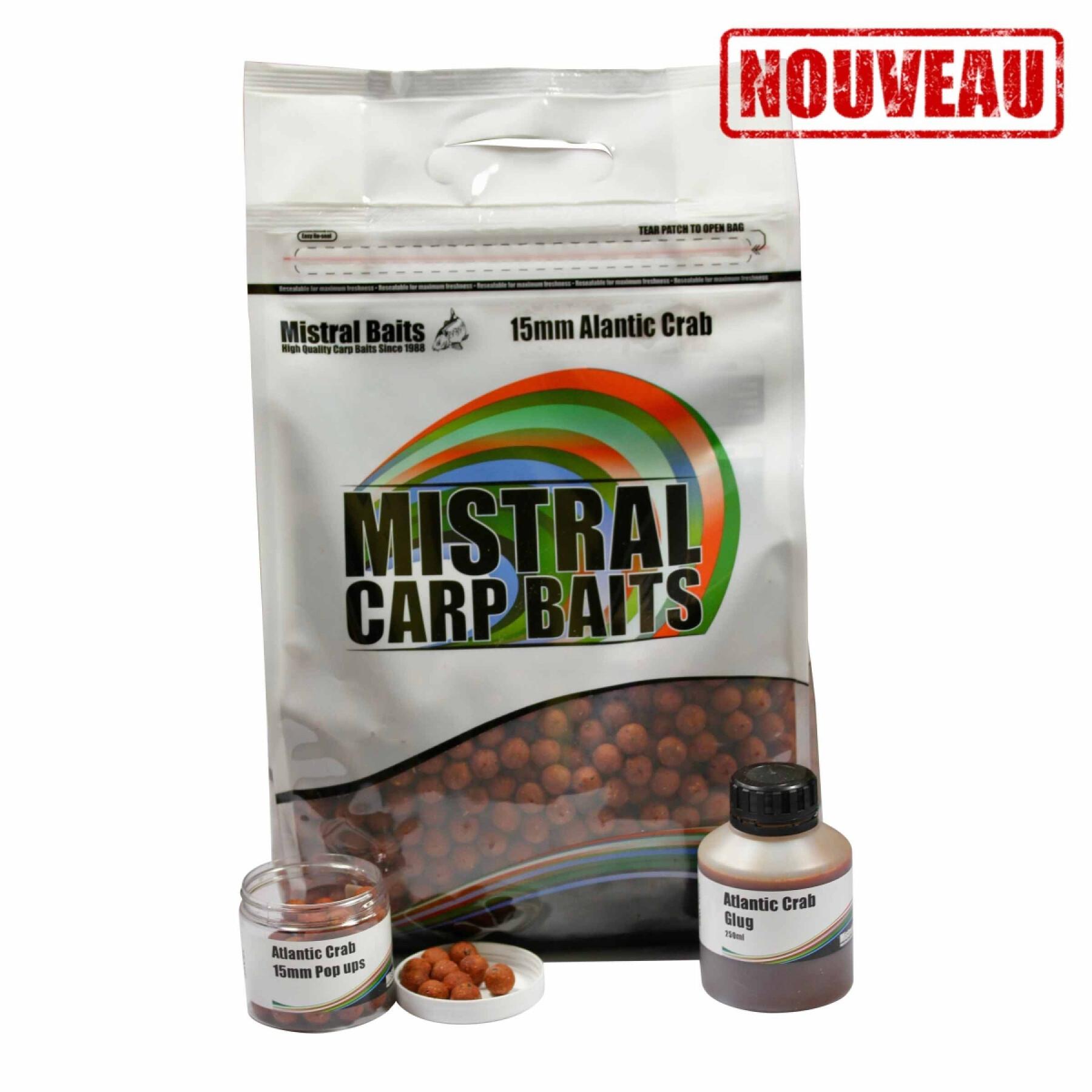 Schwimmende Boilies Mistral baits Atlantic Crab 150ml