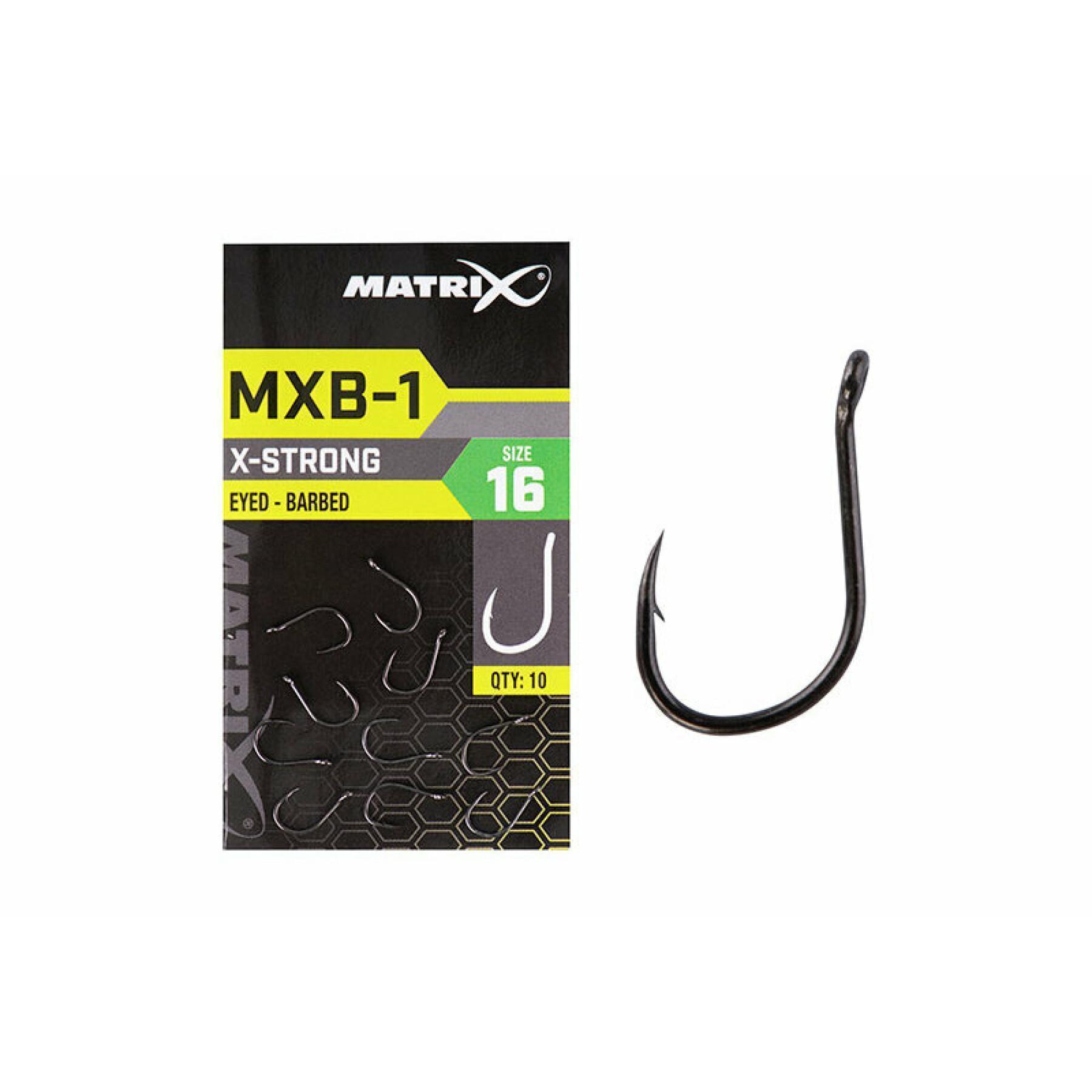 Häkchen Matrix MXB-1 Barbed Eyed x10