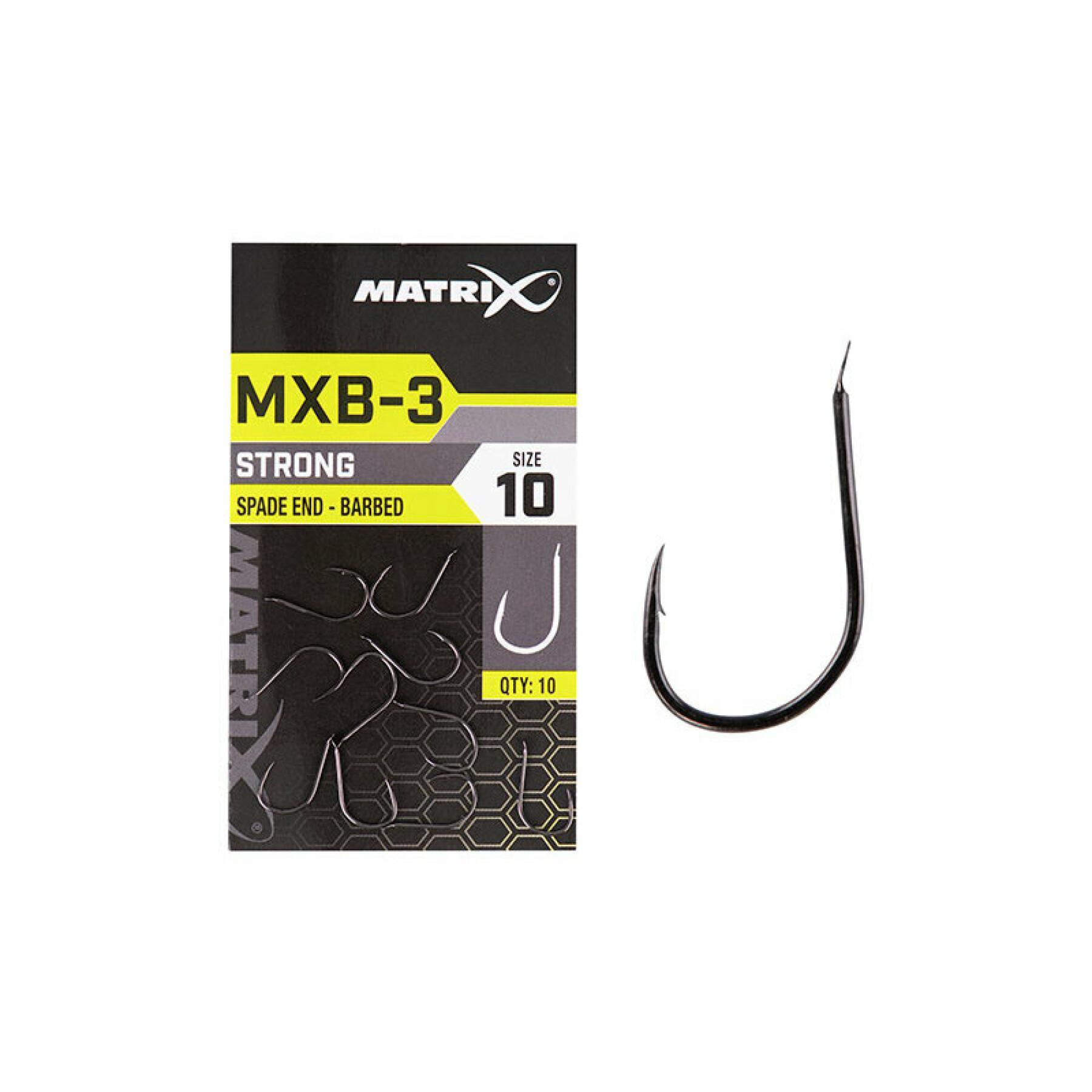 Häkchen Matrix MXB-3 Barbed Spade End x10