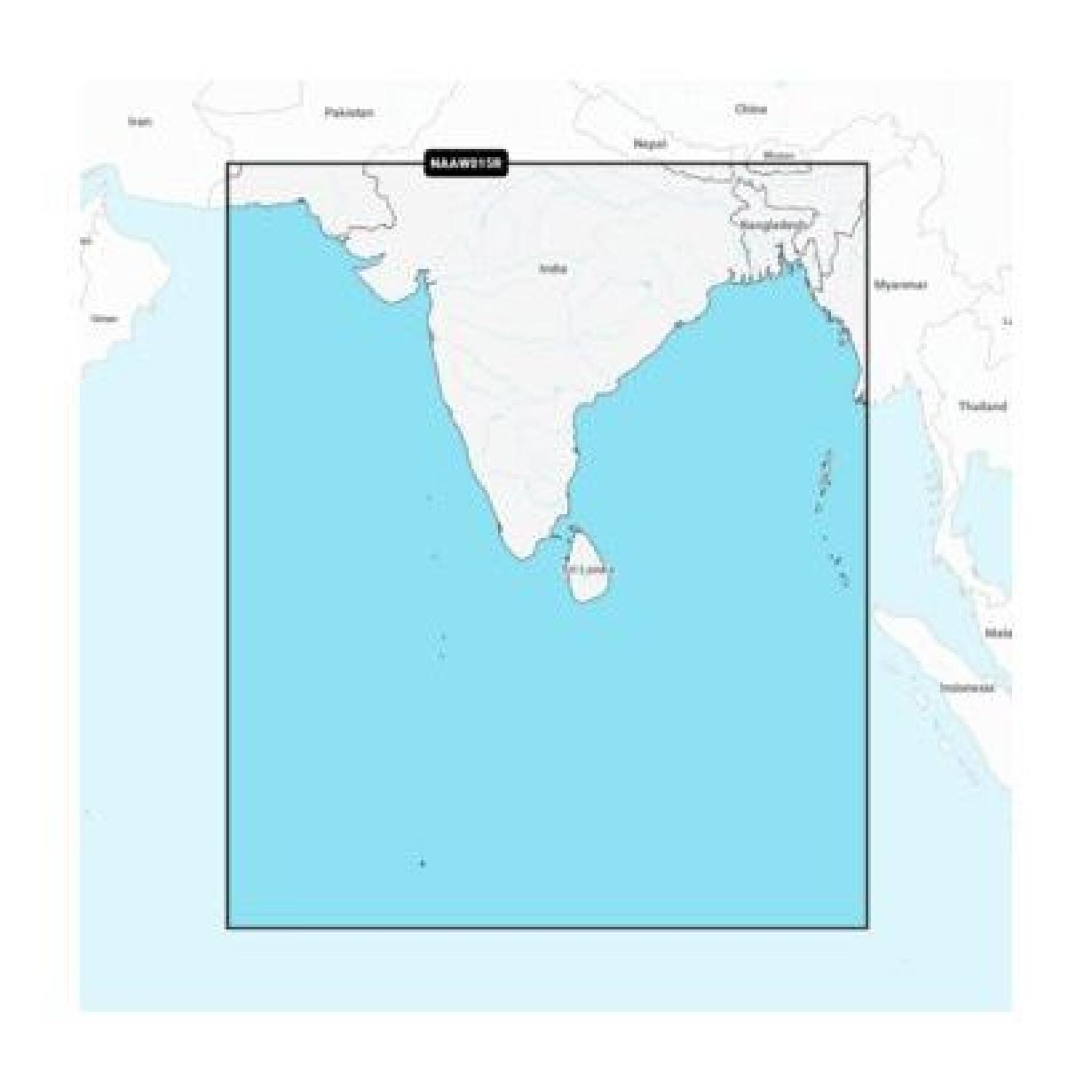 Navigationskarte Indischer Subkontinent Navionics SD
