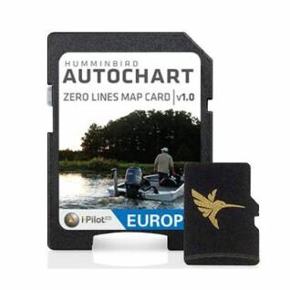microsd-navigationskarte zero line Humminbird – Europe