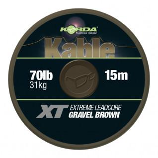 Kable xt Korda Extreme Leadcore Gravel Brown