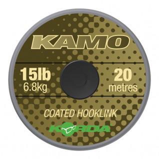 Geflecht korda Kamo coated Hooklink 15lb (6.8kg), 20m