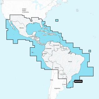 Navigationskarte+ large sd - Mexiko - Karibik - Brasilien Navionics