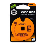 Monofilament Fox rigide 30lb Standard Chod Rig Barbed taille 4