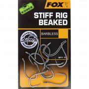 Haken Fox Stiff Rig Beaked Edges taille 6B Barbless