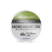 Bindeglied Korum smokeshield mono hooklink 0,23mm 1x5