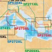 Navigationskarte sd platinum + xl sd - zentrales Mittelmeer Navionics